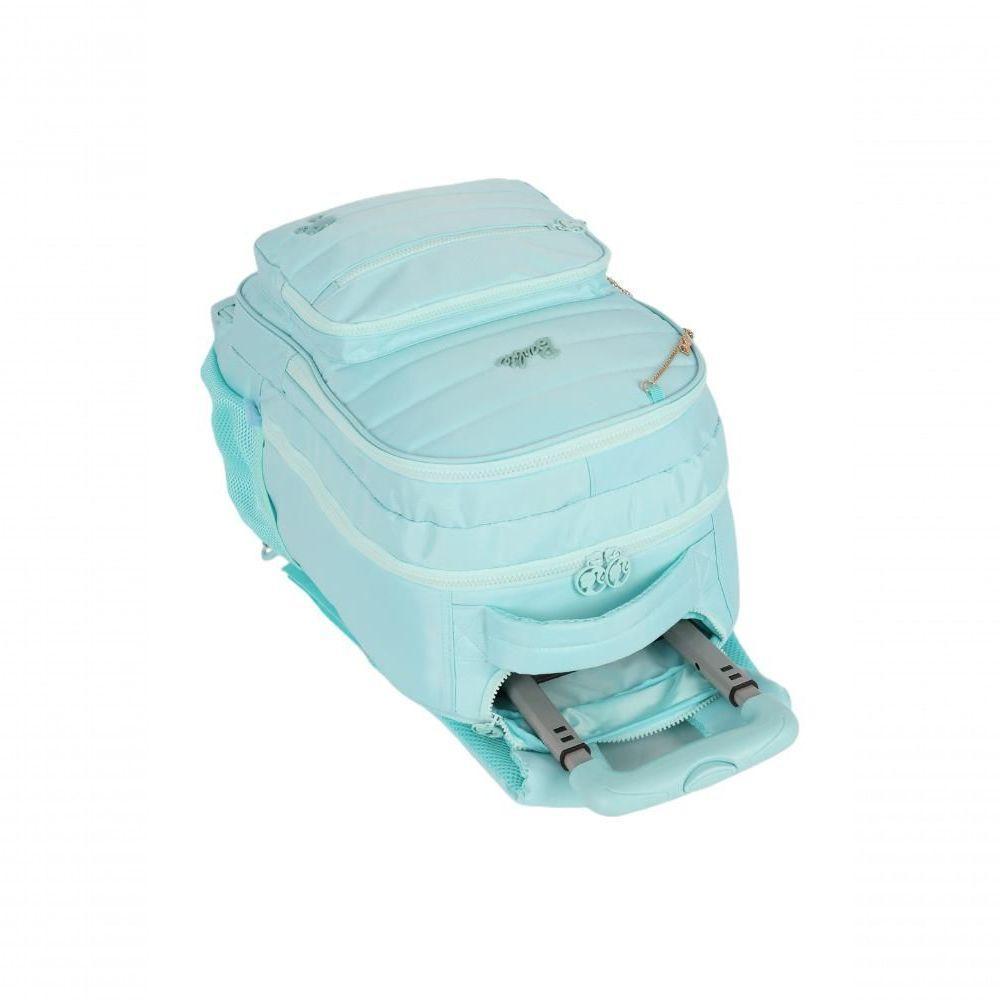 Mochilete Com Carrinho Turquesa - Unico Verde - 4