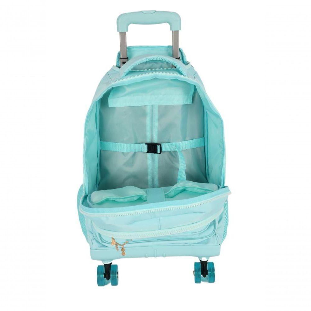 Mochilete Com Carrinho Turquesa - Unico Verde - 8