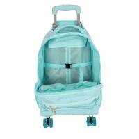 Mochilete Com Carrinho Turquesa - Unico Verde - 8