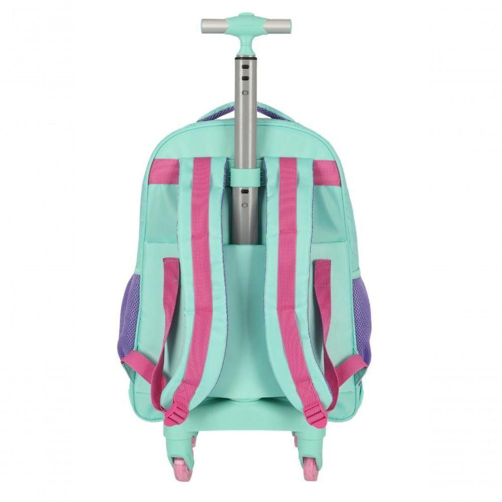 Mochilete Com Carrinho Turquesa - Unico Verde - 4