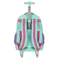 Mochilete Com Carrinho Turquesa - Unico Verde