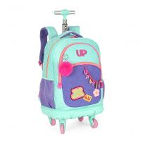 Mochilete Com Carrinho Turquesa - Unico Verde - 6