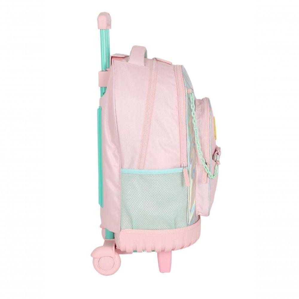 Mochilete Com Carrinho Rosa - Unico Rosa - 6