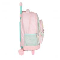 Mochilete Com Carrinho Rosa - Unico Rosa - 6