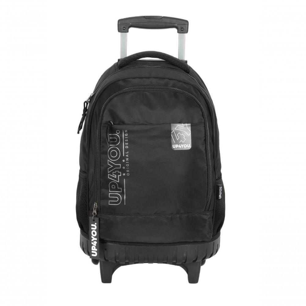 Mochilete Com Carrinho Preto - Unico Preto - 1