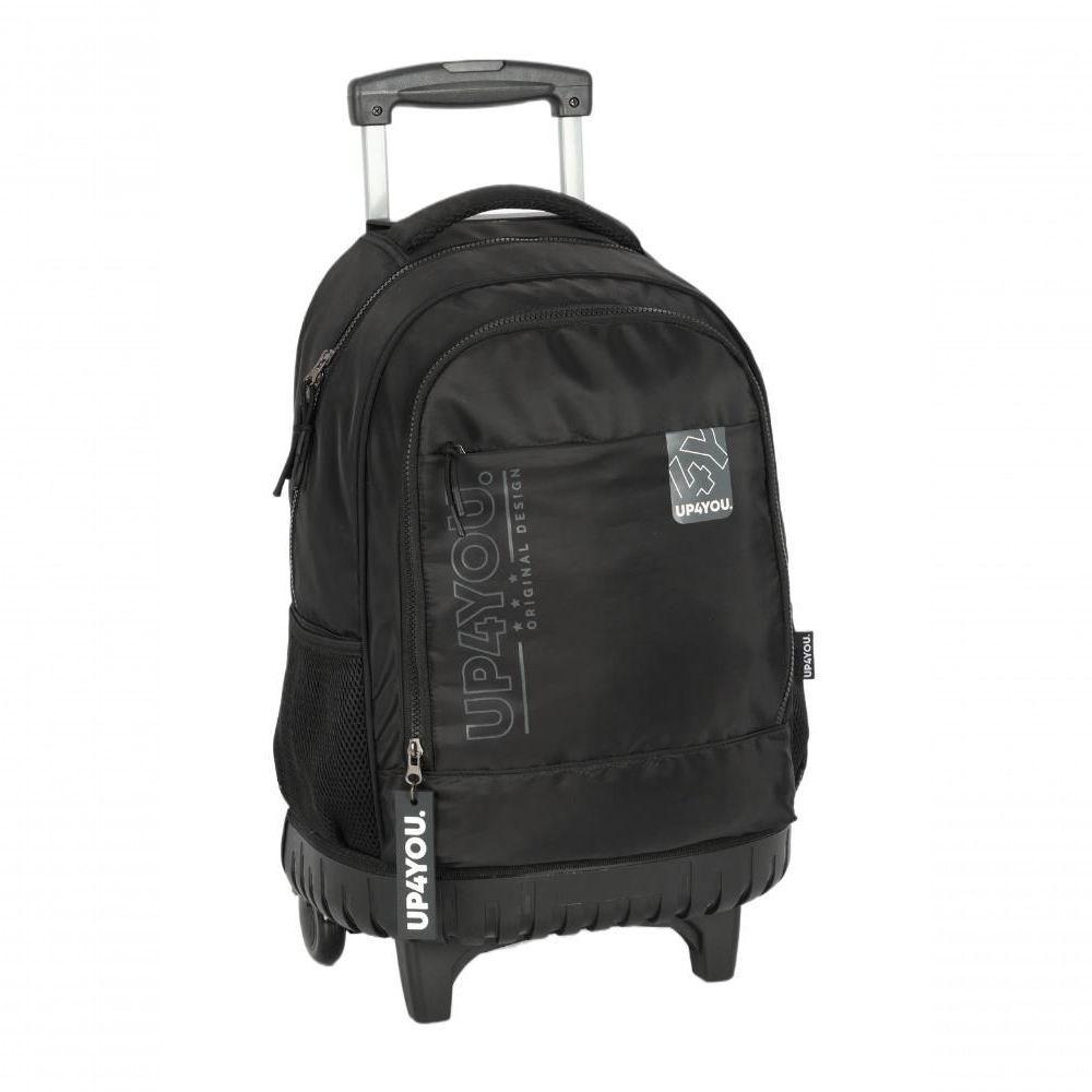 Mochilete Com Carrinho Preto - Unico Preto - 3
