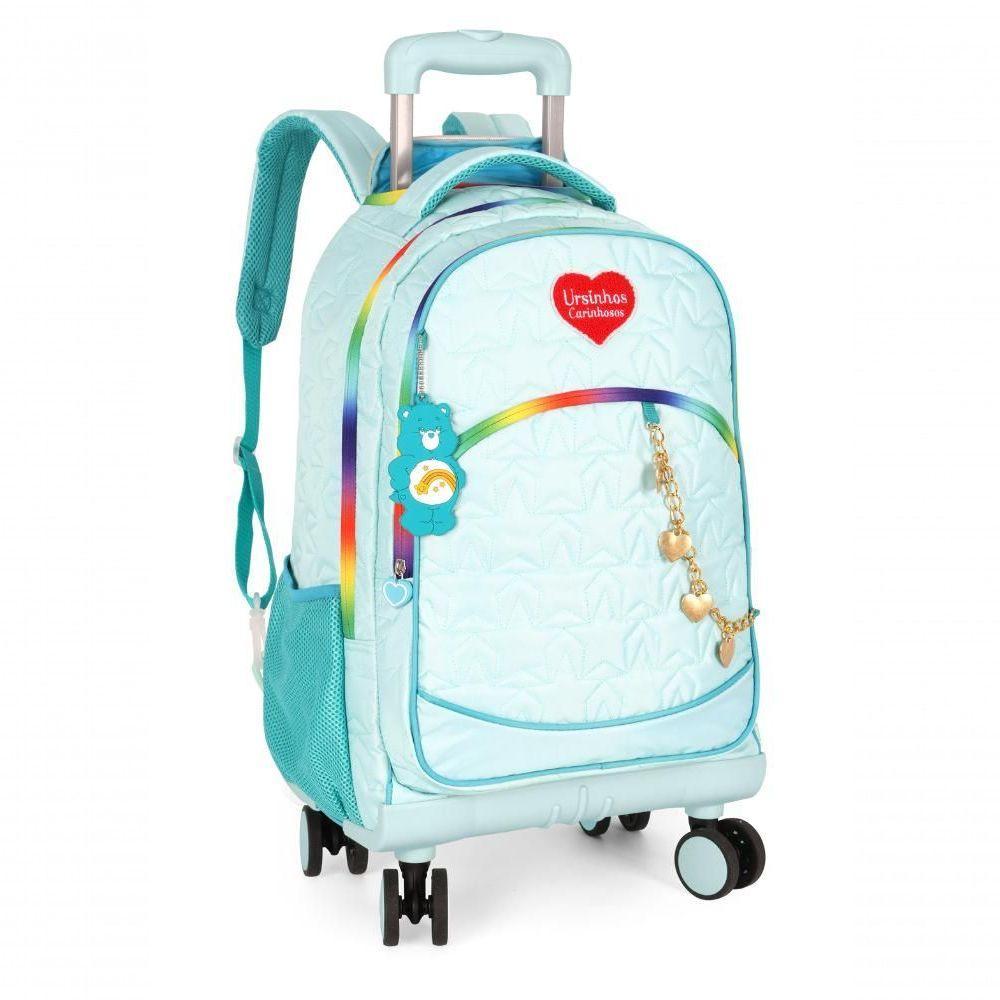 Mochilete Com Carrinho Turquesa - Unico Verde - 2