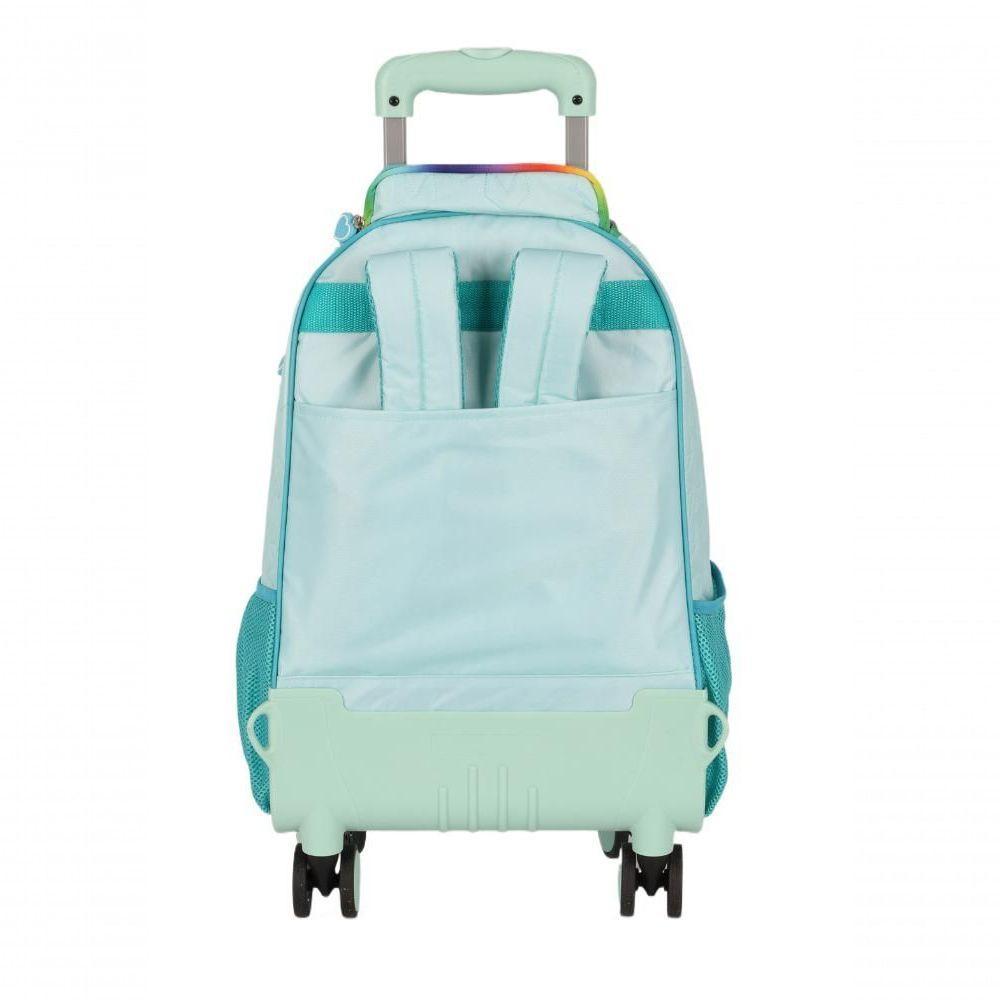 Mochilete Com Carrinho Turquesa - Unico Verde - 3