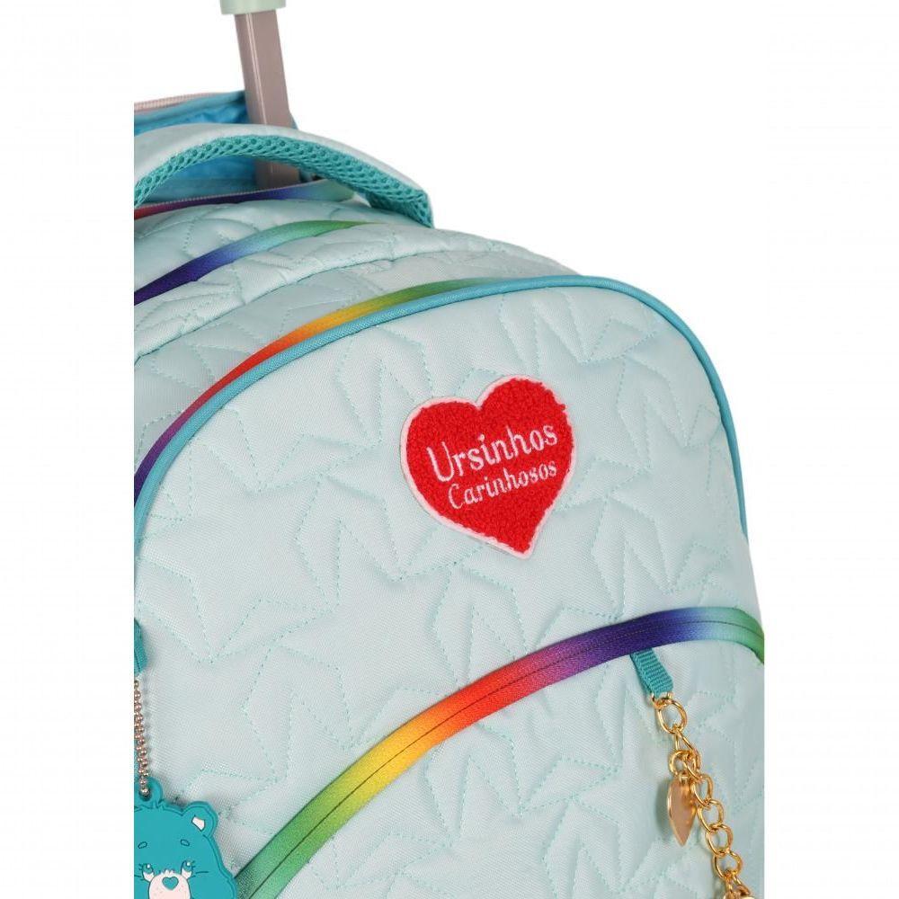 Mochilete Com Carrinho Turquesa - Unico Verde - 9