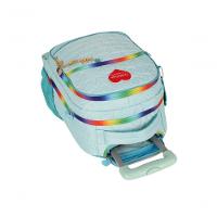 Mochilete Com Carrinho Turquesa - Unico Verde - 10