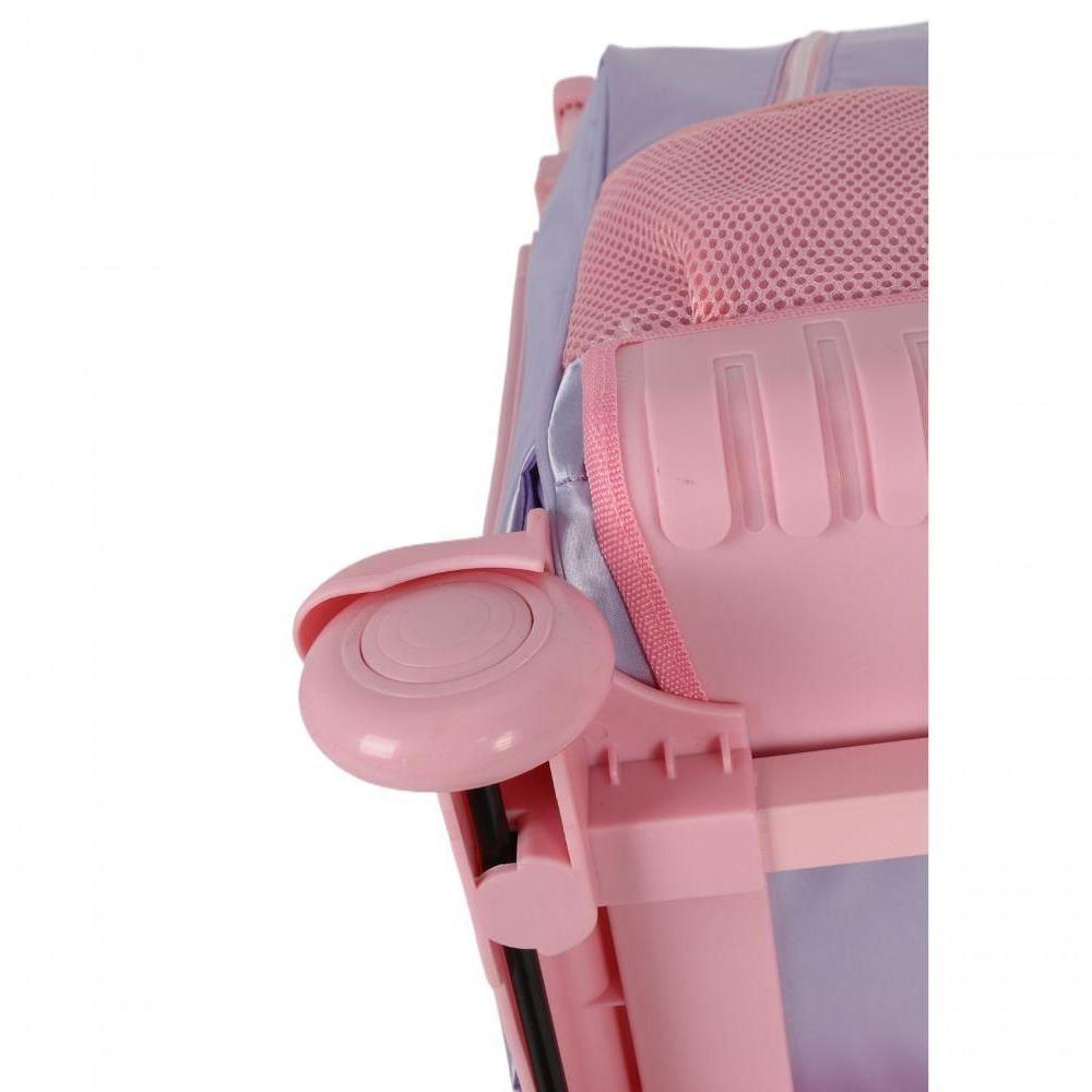 Mochilete Com Carrinho Rosa - Unico Rosa - 8