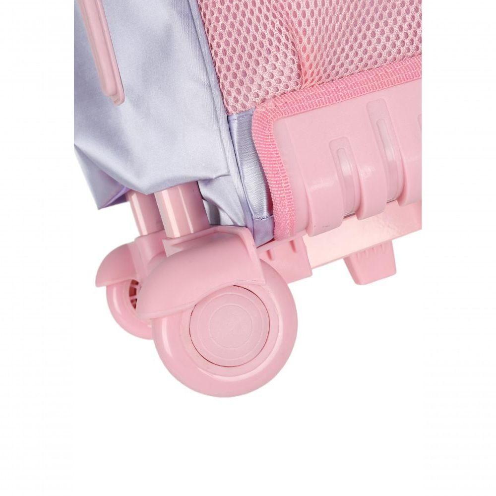 Mochilete Com Carrinho Rosa - Unico Rosa - 10