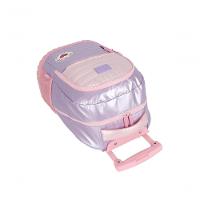 Mochilete Com Carrinho Rosa - Unico Rosa - 9