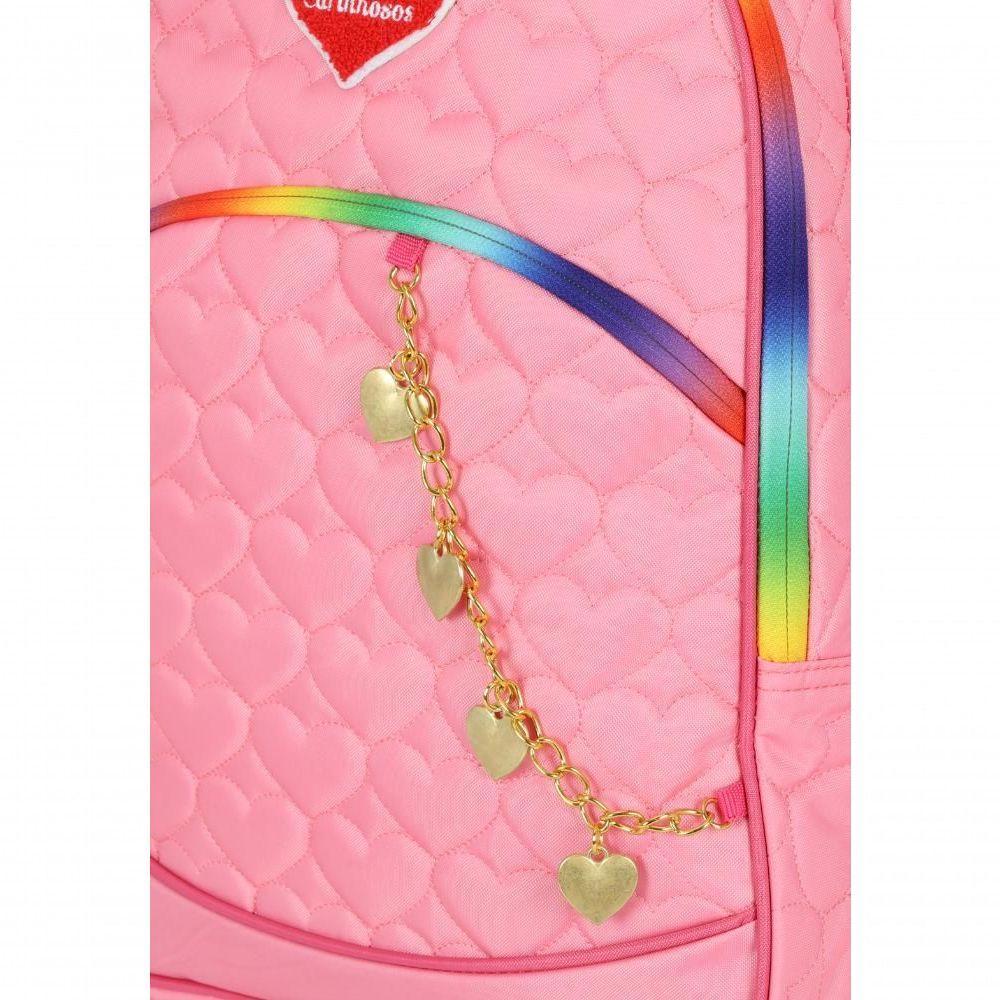 Mochilete Com Carrinho Rosa - Unico Rosa - 7
