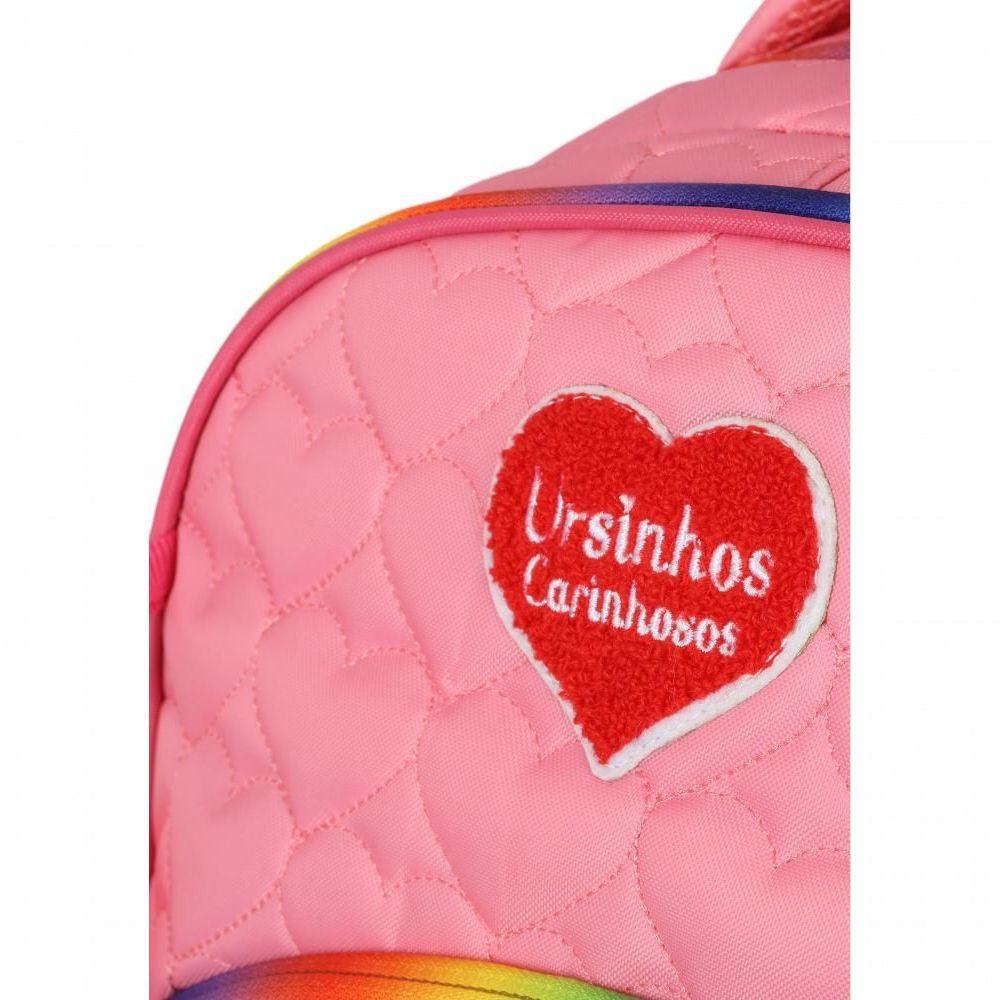 Mochilete Com Carrinho Rosa - Unico Rosa - 8