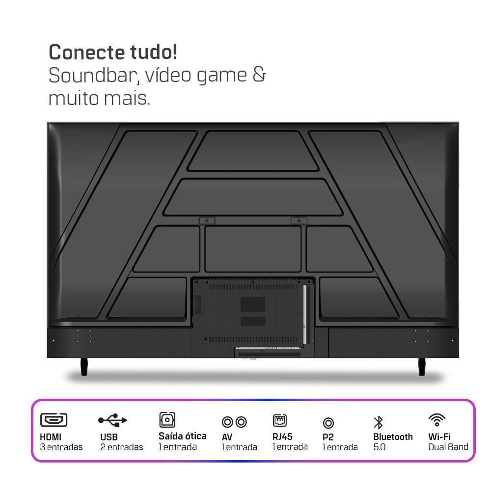 Smart Tv Hq 60 4k Tela Sem Bordas Design Slim Hqs60nkhm - 5