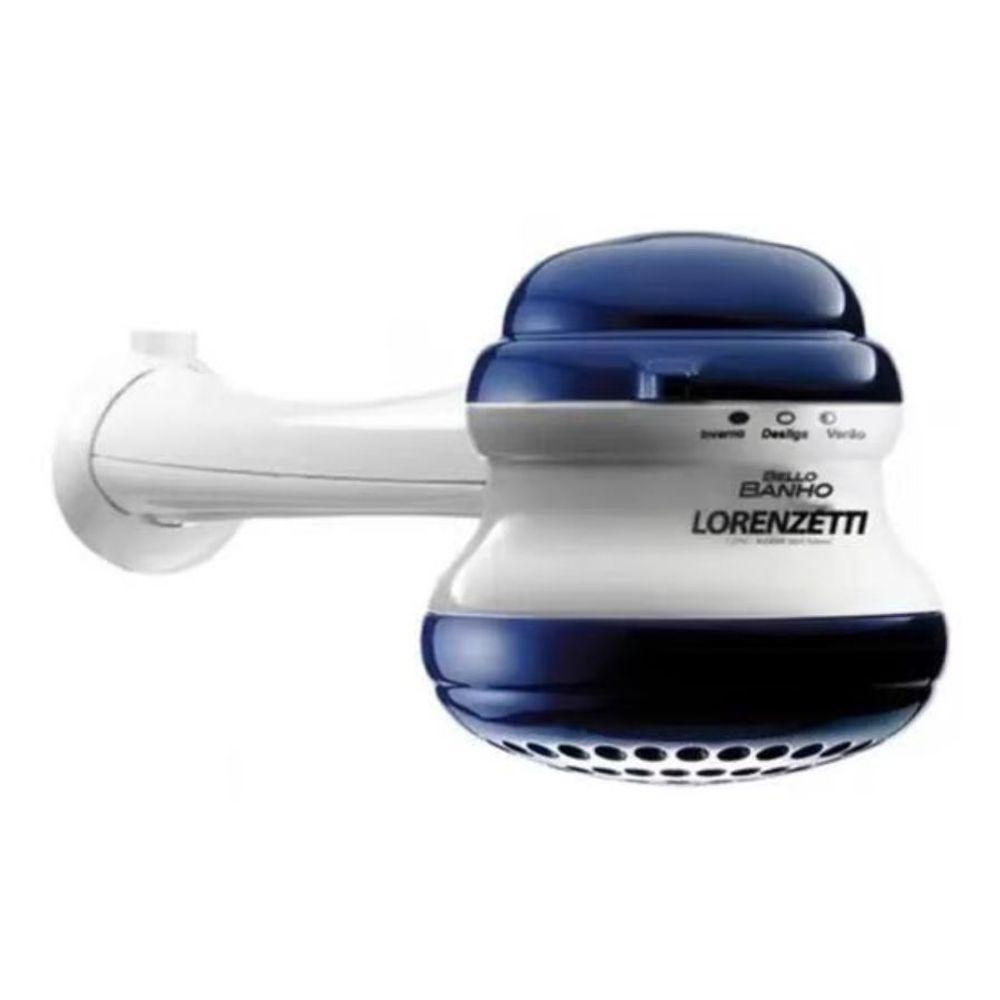 Chuveiro Loren Bello Ultra Com Cano Lorenzetti Azul 6800w 220V - 1