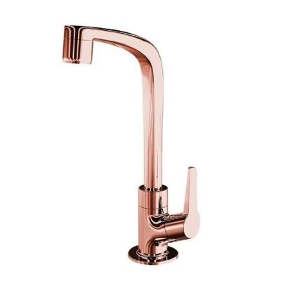 Torneira Para Lavatório Mesa Bica Alta Lorenzetti Flatt - 1195 F71 - Rose Gold