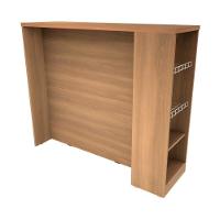 Bancada Balcão De Cozinha Com Fruteiras Laterais 120cm Multimóveis Cr20374 Freijó - 2