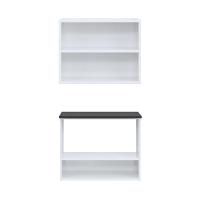 Conjunto Gabinete De Banheiro Com Espelheira Suspenso 70,5cm Multimóveis Cr10144 Branco - 5