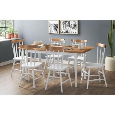 Conjunto Sala De Jantar Com Mesa E 6 Cadeiras Multimóveis Cr50118 ébano-natural