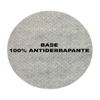 Tapete Sala Redondo 1,50 M Macio Antiderente Vermelho - 6