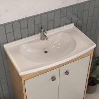 Gabinete De Banheiro Com Cuba E Espelheira 60cm Multimóveis Cr10133 Carvalho Nature-arenas - 6