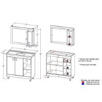 Gabinete De Banheiro Com Cuba E Espelheira 80cm Multimóveis Cr10134 Carvalho Nature-arenas - 5