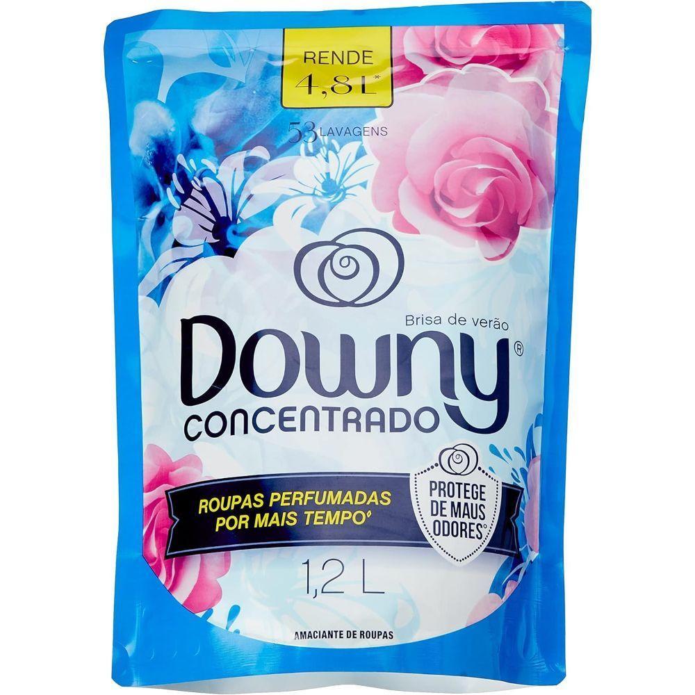 Amaciante Concentrado Brisa De Verão Downy Sachê 1,2l - 1