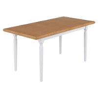 Mesa De Jantar Retangular 6 Lugares 160cm Multimóveis Cr50111 Branco-natural - 1