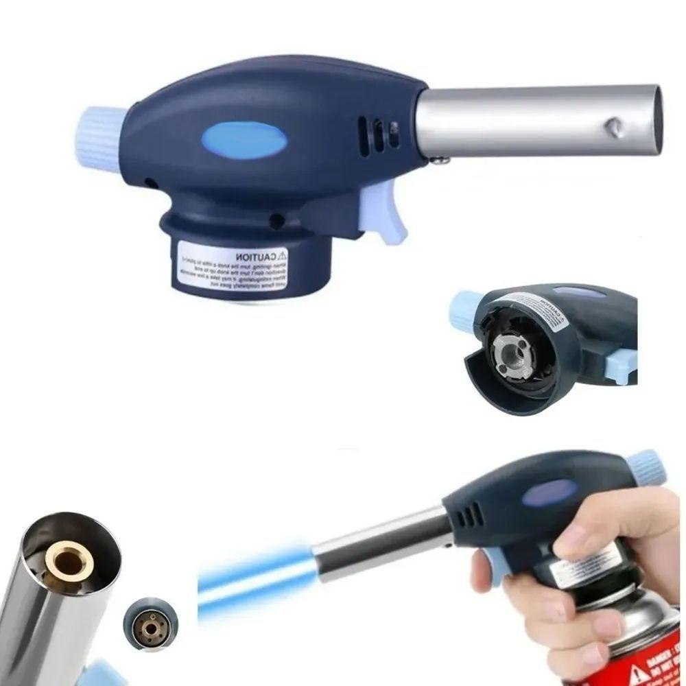 Maçarico Culinário Gás Multiuso Portátil Profissional Gourmet Controle Manual Regulagem Da Chama - 2