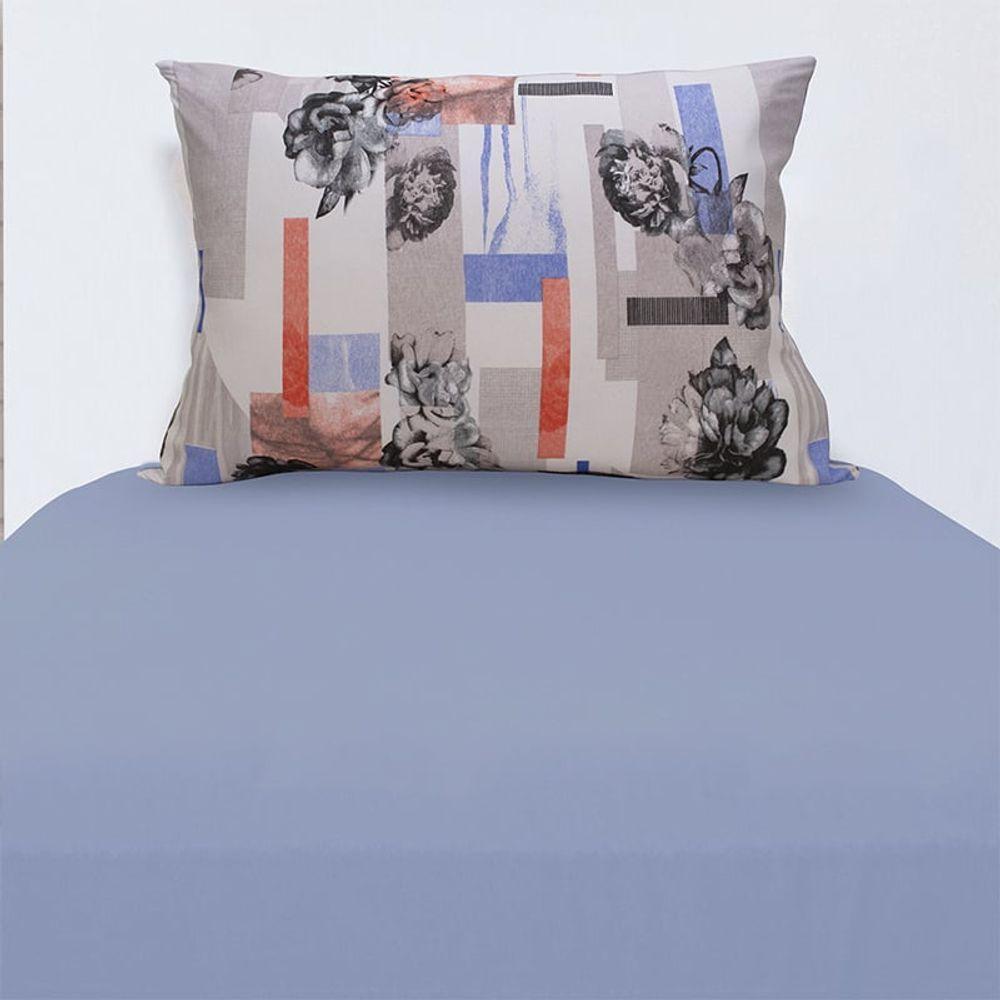 Fronha Doce Vida Malha Mista Bogota 48cm68cm Azul - 3
