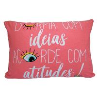 Kit Fronha Portallar Malha 100% Algodão Estampa Localizada Flamingo E Atitude (02 Unidades) Branco - 3