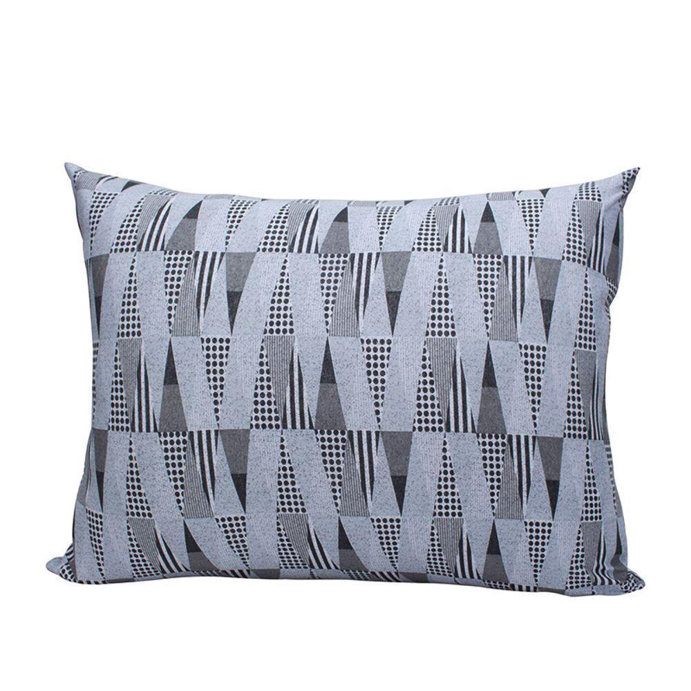 Fronha Doce Vida Malha Mista Rio De Janeiro 48cm68cm Cinza - 1