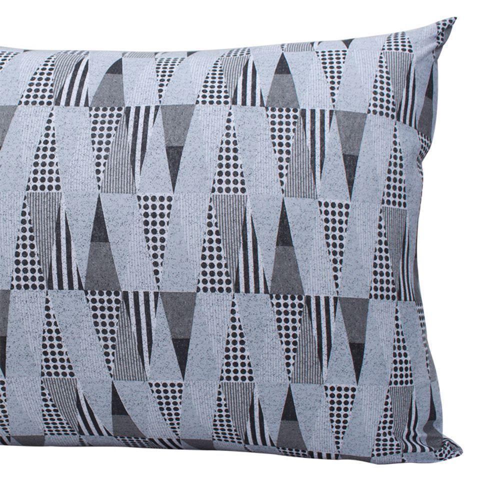 Fronha Doce Vida Malha Mista Rio De Janeiro 48cm68cm Cinza - 2