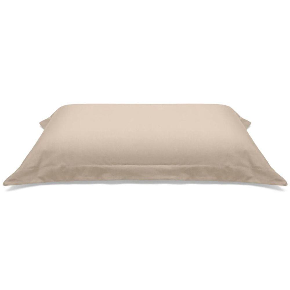 Fronha Avulsa Buettner Malha Lisa Com Abas Image 50cmx70cm Bege - 1