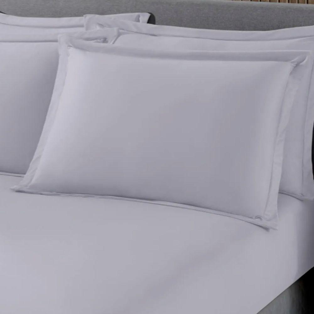 Fronha Avulsa Buettner Malha Lisa Com Abas Image 50cmx70cm Cinza - 3