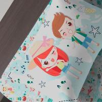 Fronha Portallar Malha 100% Algodão Estampa Localizada Travel 48cmx68cm Branco - 2