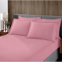 Jogo De Cama Buettner King Malha 100% Algodao Liso 3 Peças Image Rose - 2