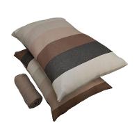 Jogo De Cama Casal Portallar Malha 100% Algodão Estocolmo 3 Peças Bege - 2