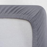 Jogo De Cama Buettner Queen Malha 100% Algodao Liso 3 Peças Image Cinza - 3