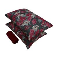 Jogo De Cama King Portallar Malha 100% Algodão Nápoles 3 Peças Vermelho - 2