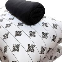 Jogo De Cama Portallar Queen Malha 100% Algodão Premiun Classic Ana 3 Peças Preto - 4