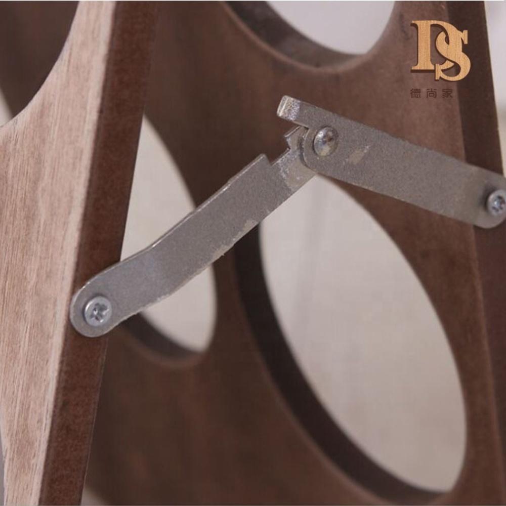 Suporte P/ Vinhos Em Madeira – Adega Retrátil Decorativa P/ 6 Garrafas, Mesa Ou Bancada Premium! - 4