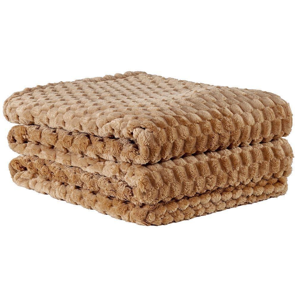 Cobertor Marshmallow Queen 01 Peça - Caramelo - 1