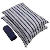 Jogo De Cama Portallar King Malha 100% Algodão Premiun Classic Paula 3 Peças Azul