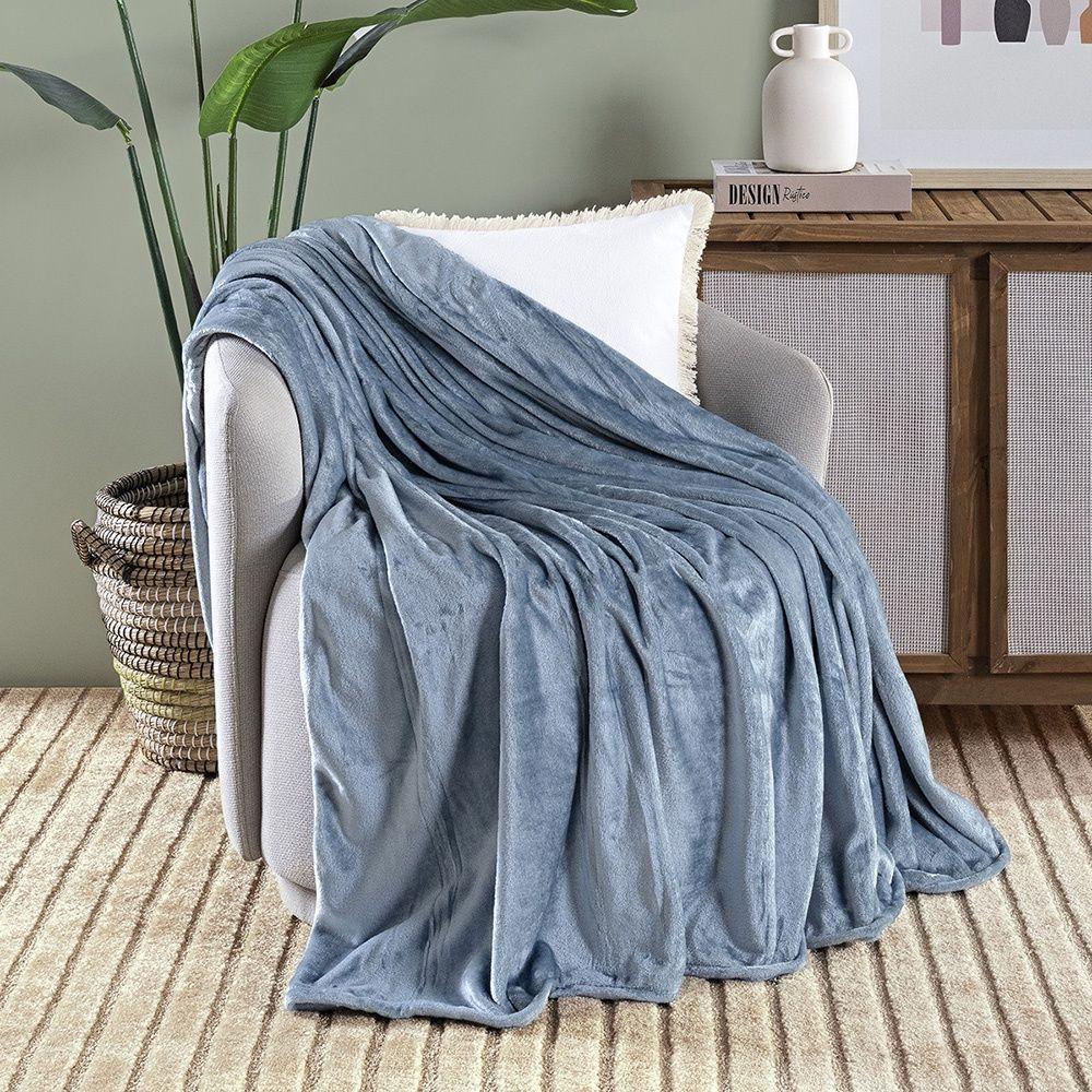 Cobertor Sibéria Queen 01 Peça - Azure - 2