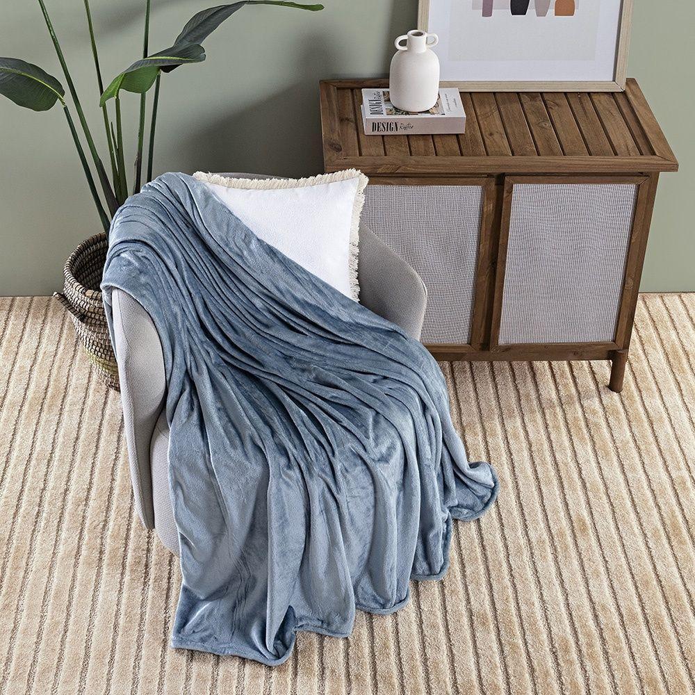 Cobertor Sibéria Queen 01 Peça - Azure - 3