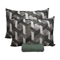 Jogo De Cama King Portallar Malha 100% Algodão Paris 3 Peças Verde - 1