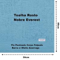 Toalha Rosto Buettner Nobre 100% Algodão Fio Penteado Everest 50cm X 80cm Azul - 4